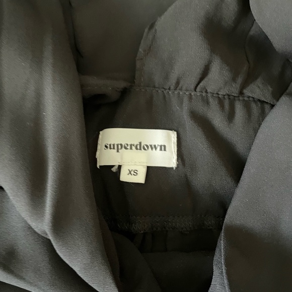 Worn Once! REVOLVE  Superdown long dress in black is a stunner - size: XS - Picture 9 of 9